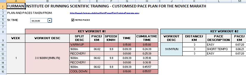 FIRST marathon schedule