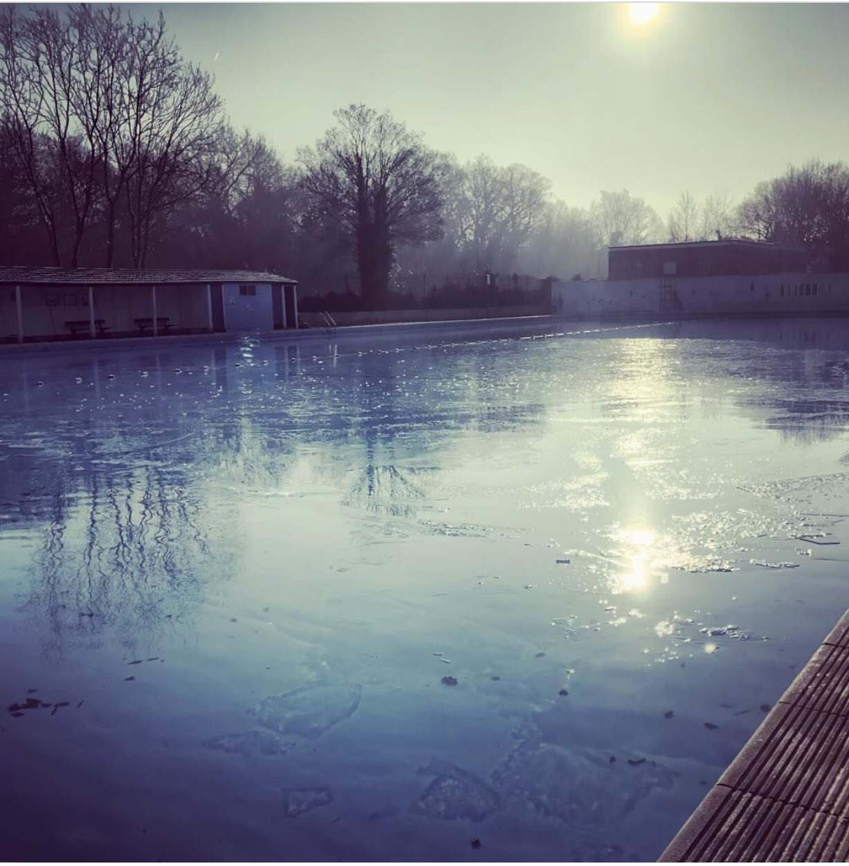 ice covered lido